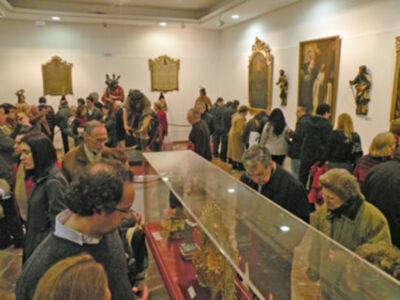 Sevilla.Concierto de coplas en la clausura expositiva de la Hermandad de San Isidoro de Sevilla.