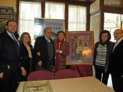 Sevilla. La tertulia Cruz de Carey, presento su anual cartel cofrade 2013