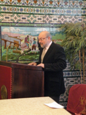 Sevilla. La tertulia Cruz de Carey, presento su anual cartel cofrade 2013