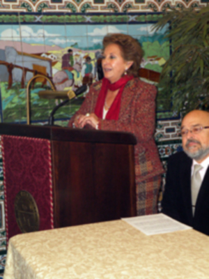 Sevilla. La tertulia Cruz de Carey, presento su anual cartel cofrade 2013