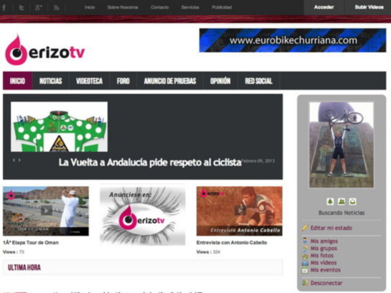 Nace la primera televisión en internet especializada en ciclismo ERIZO TV