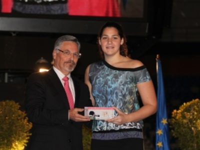 Lorena Miranda,jugadora de waterpolo, Premio al Esfuerzo Deportivo