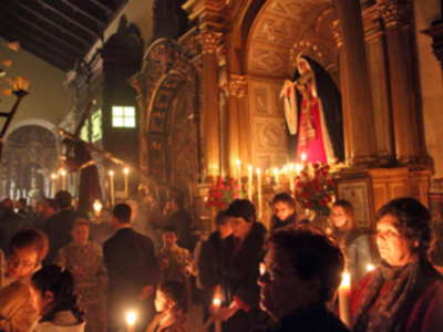Procesión del Vía-crucis del Nazareno de Alcalá del Rio