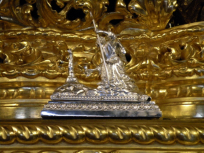 Pasos de Hermandades sevillana, que no procesionaron por lluvia en el Vía-crucis del año de la fe de Sevilla.