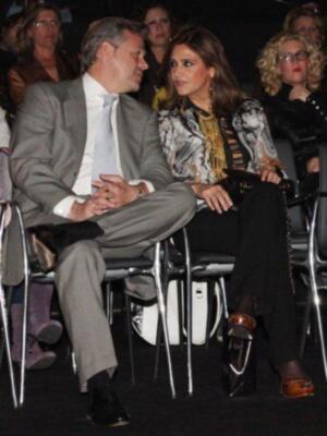 Marina Danko con su novio Manuel Blanco en SIMOF