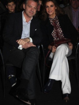 Marina Danko con su novio Manuel Blanco en SIMOF 