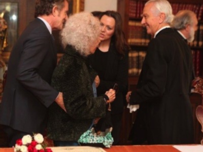 La duquesa de Alba, presidenta de honor de la fundación real academia de medicina y cirugía de Sevilla