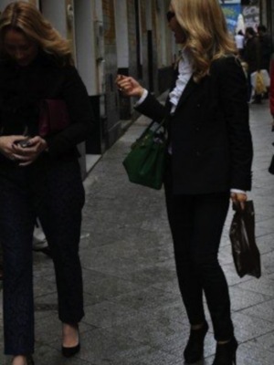 Carmen Lomana en la Semana Santa sevillana