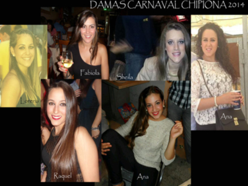 Fiestas elige a las seis jóvenes que optarán a ser Perla del Carnaval 2014(Chipiona)