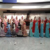Las candidatas a Miss World Sevilla 2013 posan con moda flamenca de Pilar Vera y en traje de noche de la diseñadora Ana Torres