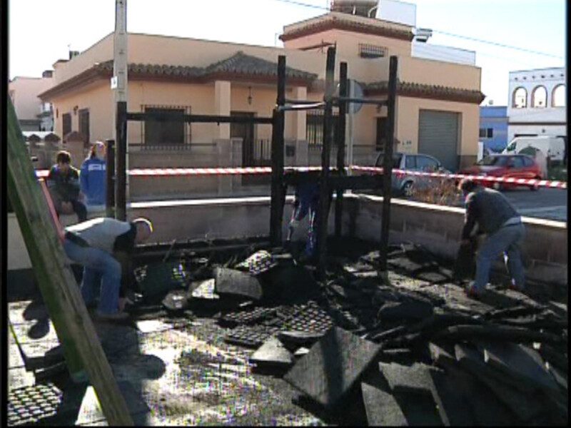Servicios Municipales pide respeto hacia el mobiliario urbano tras un nuevo acto vandálico en el parque de las Antillas(Chipiona) 