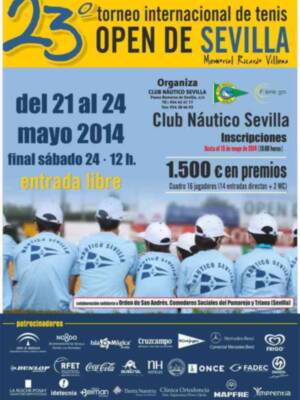 En marcha el XXIII Open de Sevilla de tenis Memorial Ricardo Villena