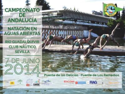 El Guadalquivir se estrena como sede del Andaluz de natación en aguas abiertas