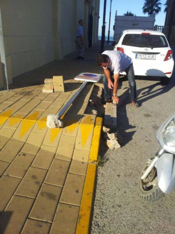 La Delegación de Servicios Municipales solicita la colaboración ciudadana en la erradicación de los actos vandálicos(Chipiona) 
