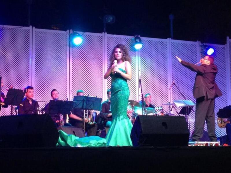 Rocío Jurado presente en la voz de Laura Gallego.-(Chipiona)