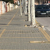 La rehabilitación de acerado de La Laguna incluido en el Plan Provincial de Obras y Servicios 2015(Chipiona)