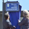 El poeta Miguel Hernández da nombre desde hoy a un nuevo parque público de Chipiona