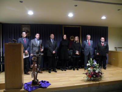 Sevilla. El Pregón de F. Manuel Pérez Estepa en el Colegio de Enfermería de Sevilla.