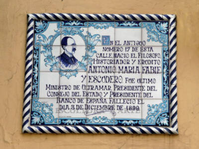 Sevilla. Antonio María Fabié y Escudero (Trianero)
