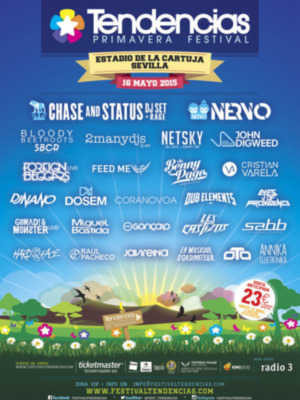 El Festival Tendencias Primavera se celebra el 16 de Mayo en el Estadio de la Cartuja