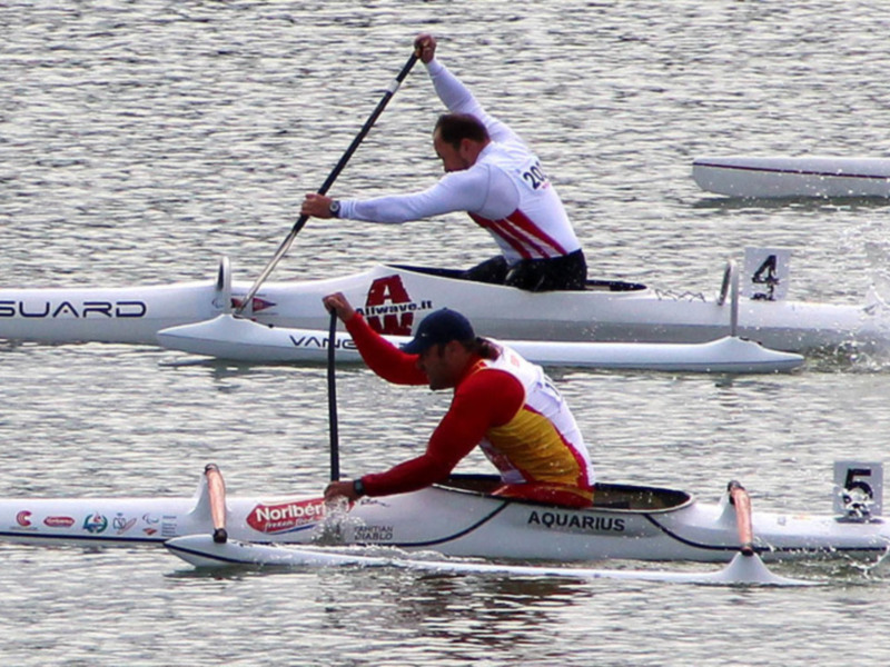 Javier Reja, campeón de Europa de paracanoa