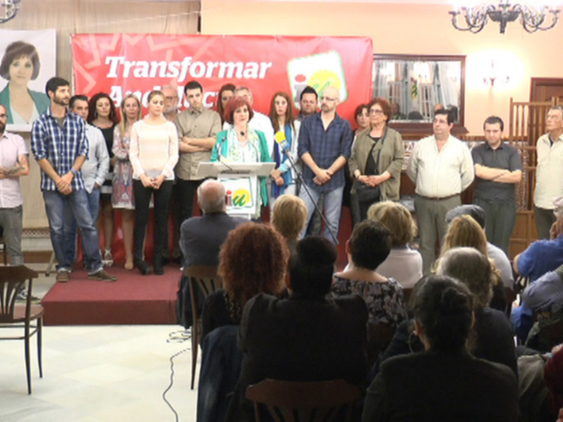 Isabel María Fernández presenta un gobierno participativo como eje central del proyecto de Izquierda Unida para las municipales(Chipiona)