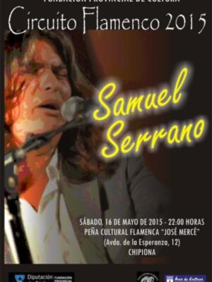 Ayuntamiento y Diputación de Cádiz traen el 16 de mayo el cante emergente de Samuel Serrano a la Peña José Mercé