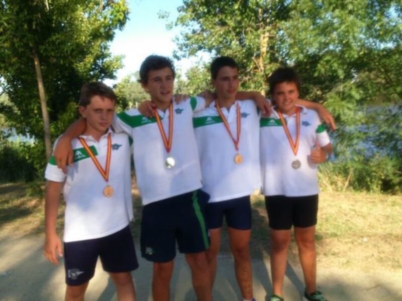 Subcampeonato para el Náutico Sevilla en la Copa de España infantil de piragüismo