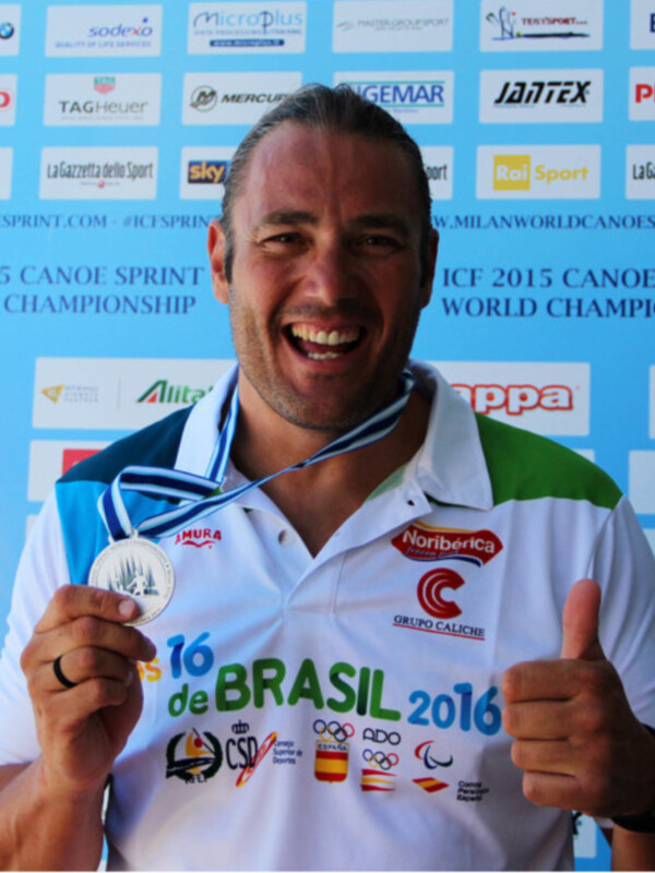 Javier Reja, subcampeón del mundo de paracanoa