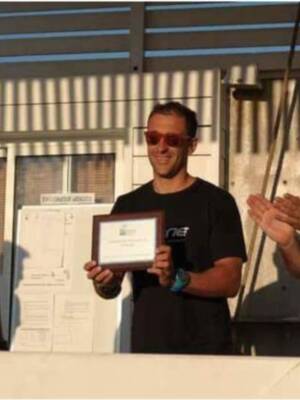 Alberto Prieto, campeón de Andalucía de Fórmula Kite