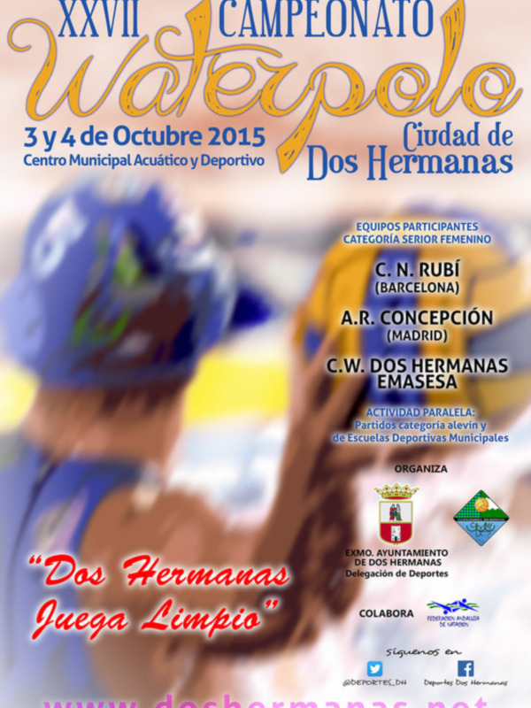 El XXVII Campeonato de waterpolo Ciudad de Dos Hermanas, último test de la pretemporada
