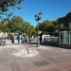 Escombros en pleno centro de Sevilla.