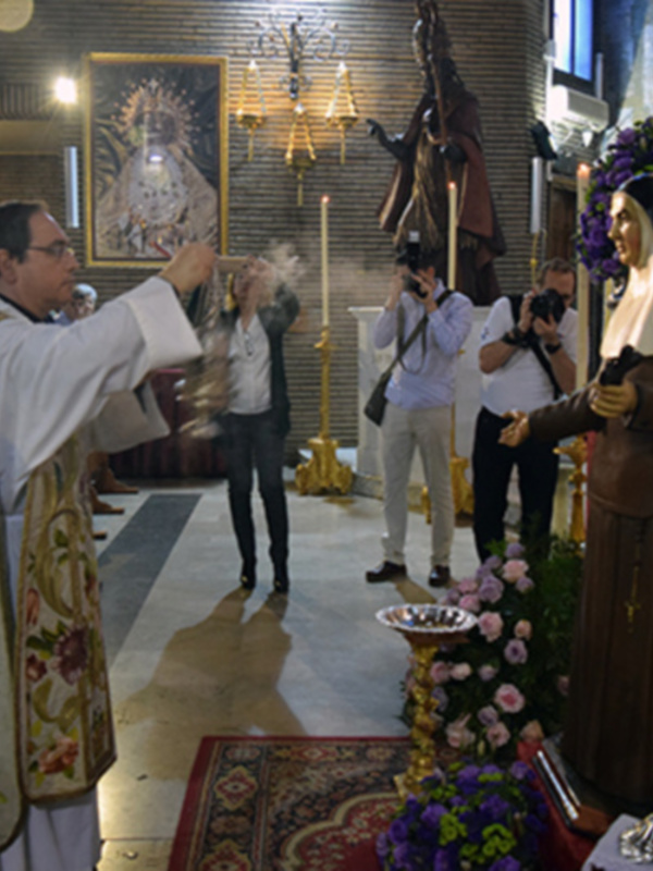 Sevilla.Nueva Imagen de Sor. Ángela de la Cruz para la Parroquia sevillana de las Flores.