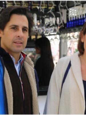 FRANCISCO RIVERA Y LOURDES MONTES, PREPARAN SU NAVIDAD MÁS FELIZ, ACUDIERON A UNA ZAMBOMBA 