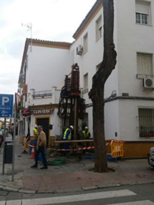 Perforaciones en el barrio de Los Remedios