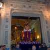 La imagen de Jesús  Despojado en Viacrucis por  el barrio sevillano de Molviedro. 