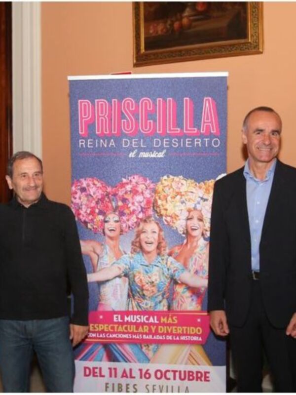 "Presentación del musical 'Priscilla, Reina del Desierto' en FIBES Sevilla. 11 al 16 de octubre."
