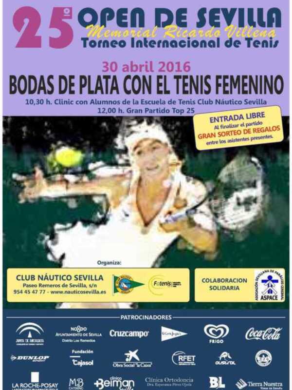 Presentación del XXV Open internacional de tenis de Sevilla-Memorial Ricardo Villena