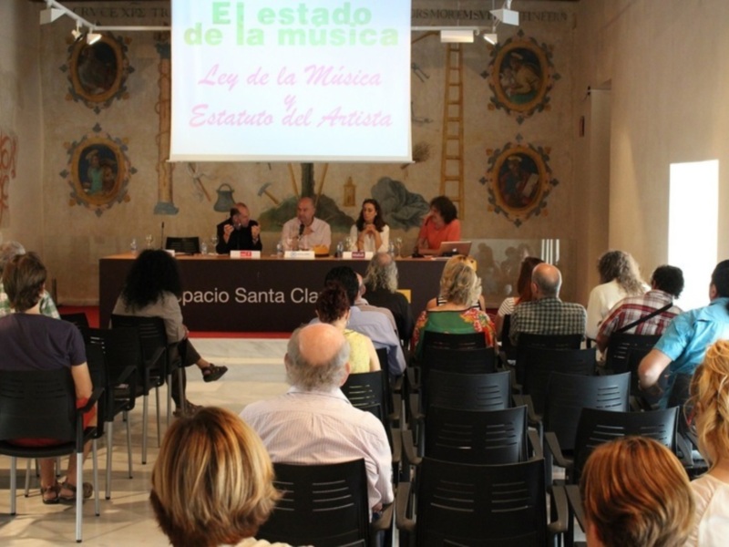 El Espacio Santa Clara acoge un debate sobre el estado de la música y las principales propuestas de política cultural, en el Día Europeo de la Música