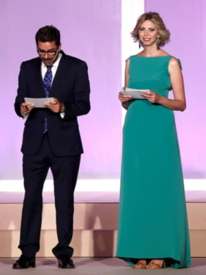 Marina Bernal y Valentin García presentaron el concurso Miss World Sevilla 2016