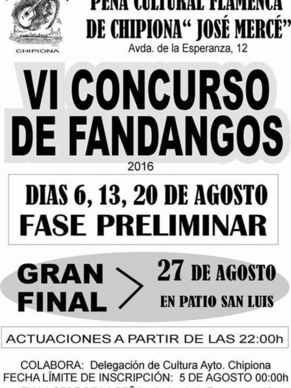 Mañana arrancan las clasificatorias del sexto concurso de fandangos de la peña José Mercé