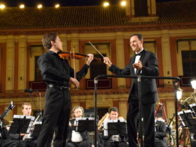 La Banda Sinfónica sevillana ofreció un concierto de víspera que antecede al día grade de Patrona Sevillana.
