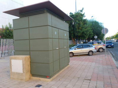 Instalación de aseos públicos en Cartuja