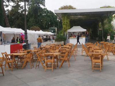 Mercadillo en Puerta Jerez
