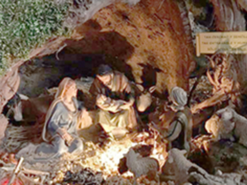Este año, abre las puertas al público el Belén de las Madres de los Desamparados y San José de la Montaña.