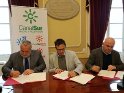 Canal Sur Radio y Televisión, Onda Cádiz y el Patronato del COAC firman un convenio que garantiza la estabilidad de las retransmisiones del Carnaval