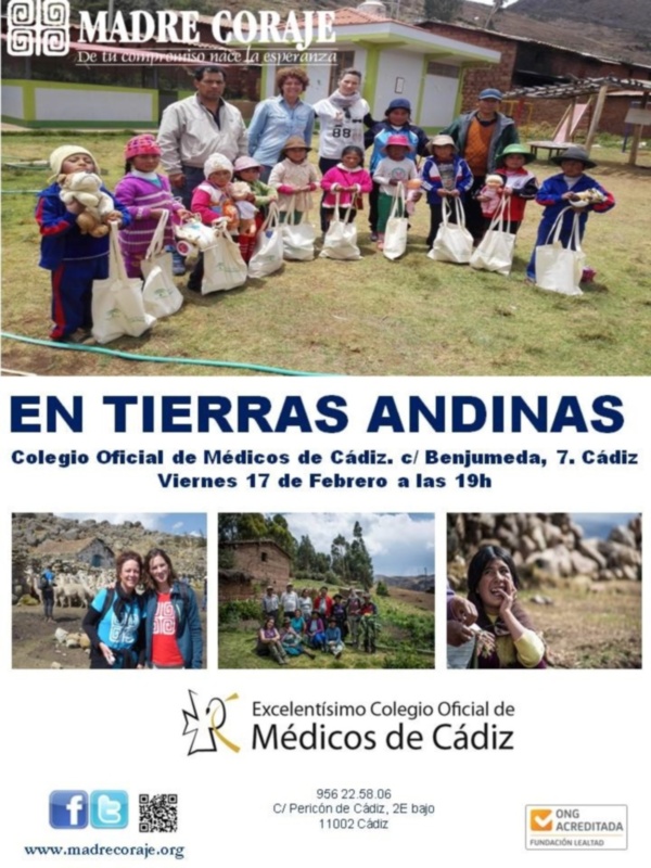 Charla de puertas abiertas ‘En Tierras Andinas’ de la mano de Pilar De Sobrino, miembro de Madre Coraje