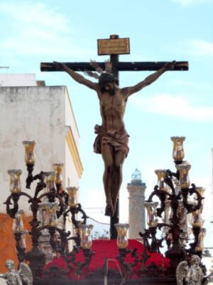 Una fotografía del Cristo de las Misericordias realizada por Gaspar Bueno anunciará este año la Semana Santa de Chipiona