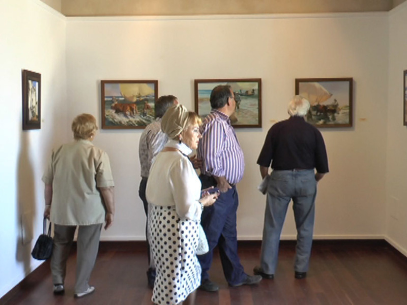 El pintor cabecense Antonio Infantes expone su muestra Posada en el Castillo de Chipiona hasta el 29 de abril