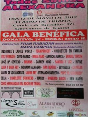 GALA BENEFICA "TODOS SOMOS ALEXANDRA" EN TRIANA, Sevilla
